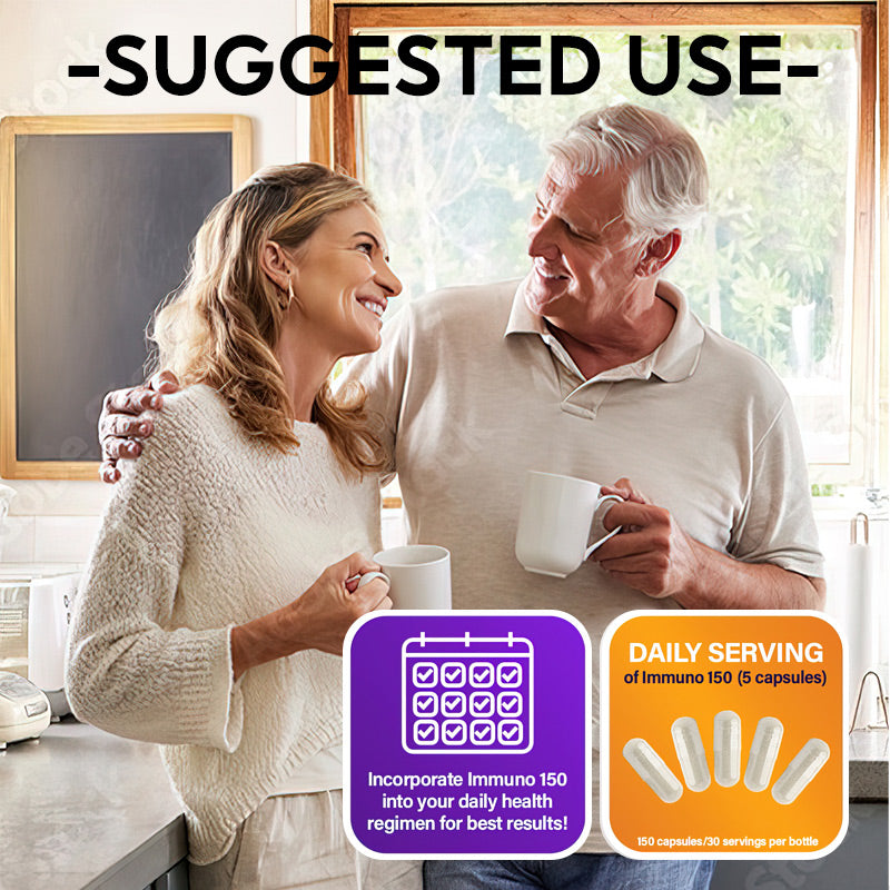 Immuno 150 Immune Support Supplement 150 Vegetable Capsules